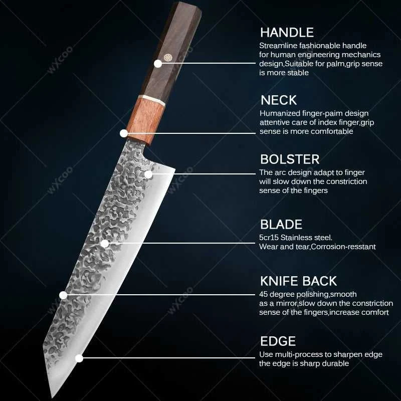 High Hardness Japanese Chef Knife Professional Kitchen Meat Cleaver Stainless Steel Kitchen Vegetable Slicing Knife with Box The jack market .AU The jack market .AU Home $ 53 14:10#without box
