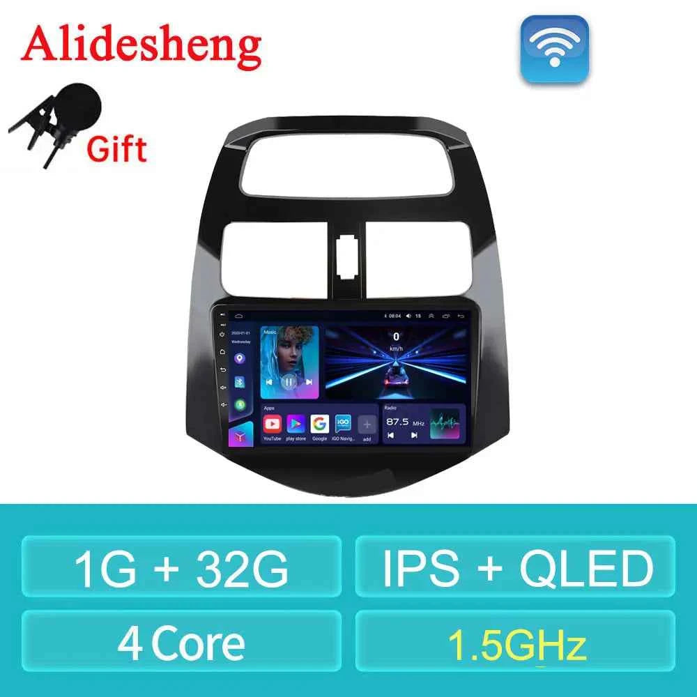 For Chevrolet Spark Beat Matiz Creative Android 12 Car Radio Audio video multimedia Player GPS Navigation 8G + 256G Carplay Auto