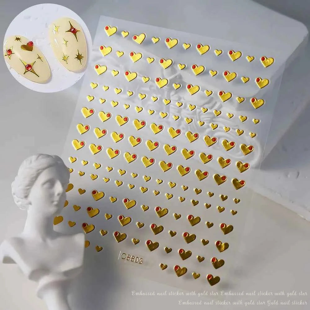 1pcs 3D White Hibiscus Flowers Nail Stickers Holographic Silver Gold Tropical Petal Slider For Nails French Manicure Decoration