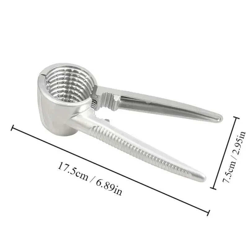 1pc Silvery Metal Multi Functional Walnut Clip Household Nut Shelling Tools Suitable for Walnuts Chestnuts and Hazelnut The jack market .AU The jack market .AU Home $ 25 14:1254#1pc