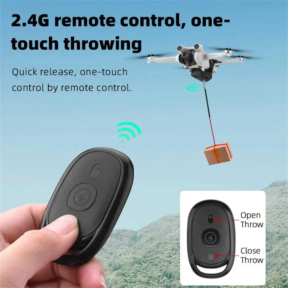Drone Air Thrower For SG906MAX/SJRC F11S/Zino/X8SE Wedding Proposal Delivery Dispenser Airdrop Rescue Device Holder Toy Aircraft The jack market .AU The jack market .AU Drones $ 66 14:193#Black