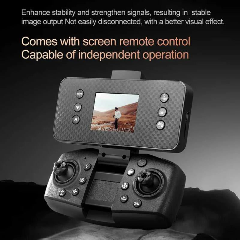 New A22 Drone Aerial 8K HD Dual-Camera GPS Brushless Motor Optical Flow Hovering With Screen Remote Control Folding Drone The jack market .AU The jack market .AU Drones $ 57 14:175#Parking-Apron-Blue