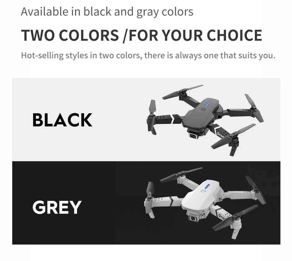 Lenovo New Drone E88 Pro RC 20000M Quadcopter Drone FPV WiFi Foldable With Mod Altitude Resistance 8K Camera Wide-angle Shootin The jack market .AU The jack market .AU Drones $ 78 14:29#B-no-Cam