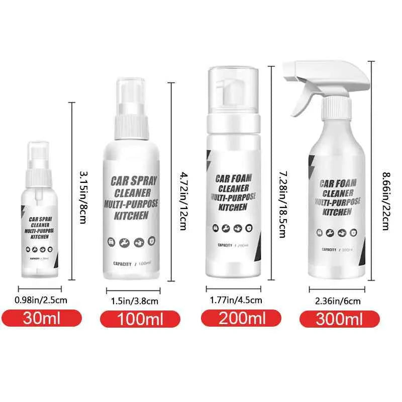 Multi-Purpose Foam Cleaner Rust Remover Cleaning Car House Seat Car Interior Accessories Home Kitchen Cleaning Foam Spray