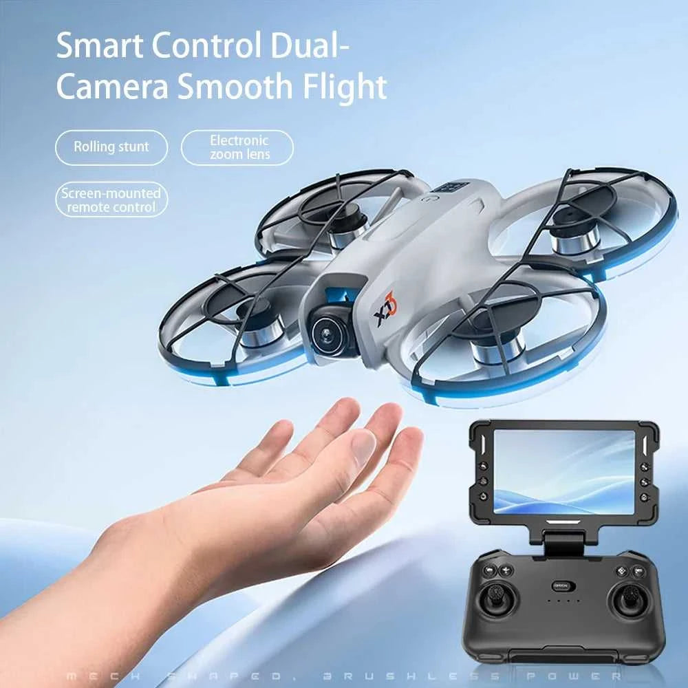 HD drone with dual cameras, headless mode design, 360° stunt flip, user friendly for outdoor travel. The jack market .AU The jack market .AU Drones $ 125 14:193#XJ3-A-4.3-GY-1B