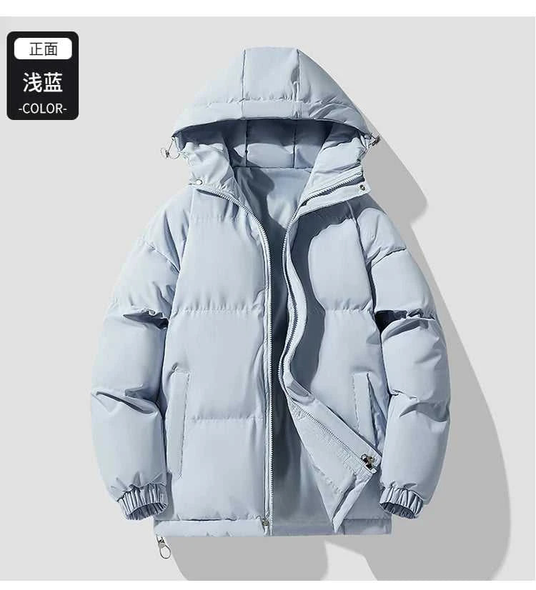 Jacket Youth Jacket Trend New Men's Warm Jacket Cotton Padded Jacket Casual Sports Autumn Winter Men's Hooded Warm Thick Parkas The jack market .AU The jack market .AU Men Fashion $ 81 14:193;5:4183