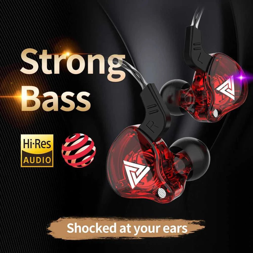 QKZ AK6 Wired Headphones Dual Drive HiFi Earphone with Microphone 3.5mm Sport Running Music Earbuds Bass Stereo Headset Original The jack market .AU The jack market .AU Accessories Electronics $ 51 14:350853#AK6 Green B