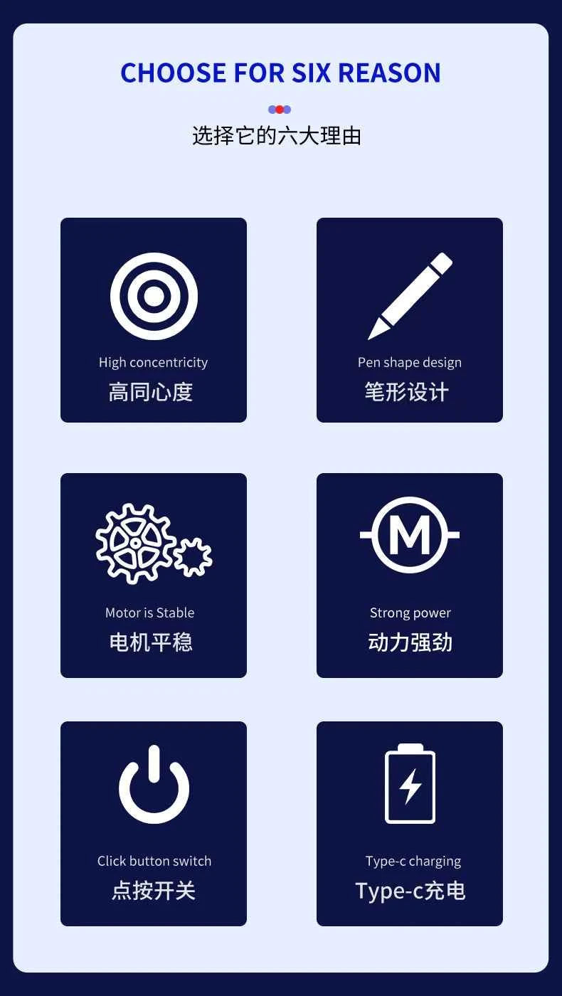 MECHANIC IR X6 Charging Wireless Small Handheld Chip Polishing Pen MINI Electric Carving Pen Grinding Machine for Mobile Phone