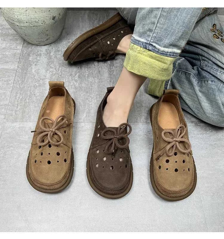 Careaymade-Summer top layer cowhide sandals,clown cute big toe shoes,hollow hole shoes,pure Handmade breathable casual shoes 34 The jack market .AU The jack market .AU Step Up Your Style: Trendy Shoes for Every Occasion! $ 112 14:29#Beige Elastic band;200000124:200000334