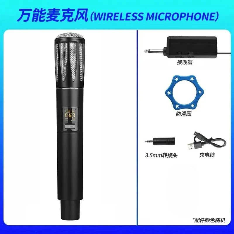 Wireless microphone professional Handheld Karaoke VHF Mic indoor outdoor for Audio Processing and Stage Speakers speech The jack market .AU The jack market .AU Accessories Electronics $ 108 14:350853#Black 1 to 2