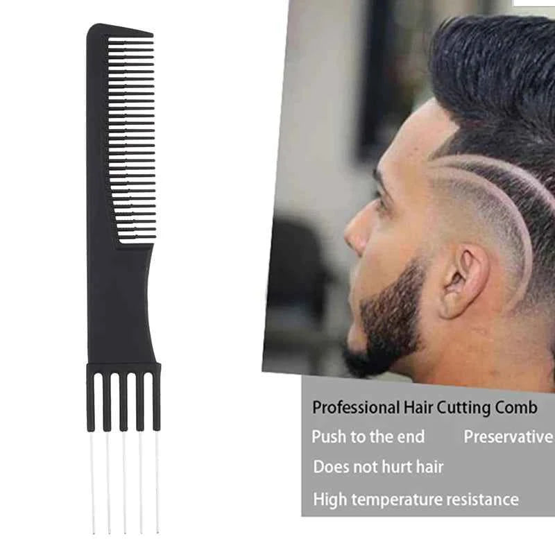 1PC Black Professional Fade Brush Barber Neck Sweeping Brush Comb Haircut Accessories Facial Cleaning Tools For Men Brushes Comb