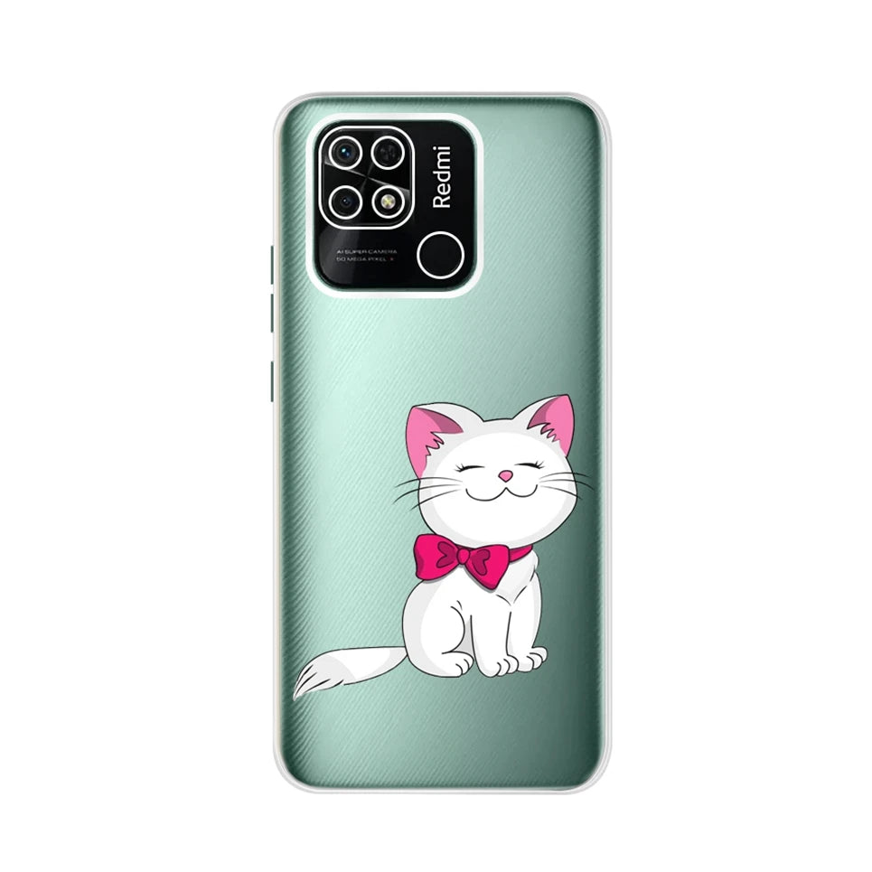 For Cover Redmi 10 Case Silicon Back Cover Phone Case For Xiaomi Redmi 10 2022 Soft coque TPU Redmi 10a 10c Clear bumper etui