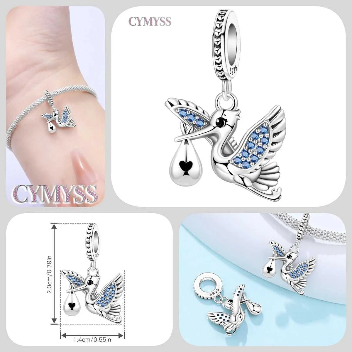 S925 Sterling Silver Charm Bead Angel Prayer Travel Memorial Pendant Fine Birthday Gift Fit Bangle Bracelet Necklace DIY Jewelry The jack market .AU The jack market .AU Jewellery & Chains $ 49 14:200004890#OTC1204
