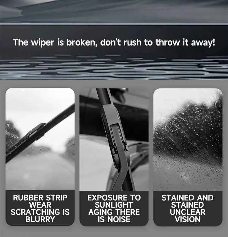 Car Wiper Service Tool Wiper Blade Rubber Strip Repair Vehicle Wiper Cutter Cleaning Auto Windshield Repair Tools Accessories