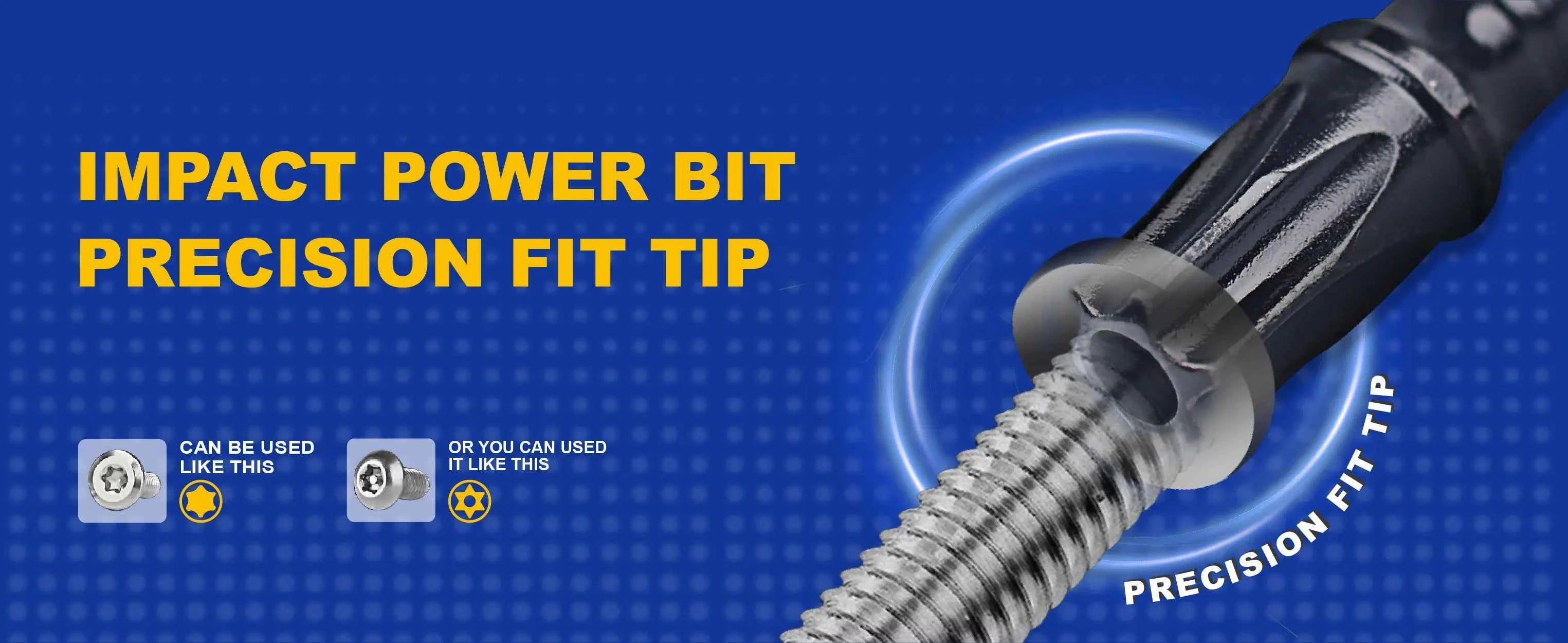 Geinxurn Magnetic Power Bit Set - 2" Impact Tough S2 Alloy Steel Torx Bits for Ultimate Security and Precision