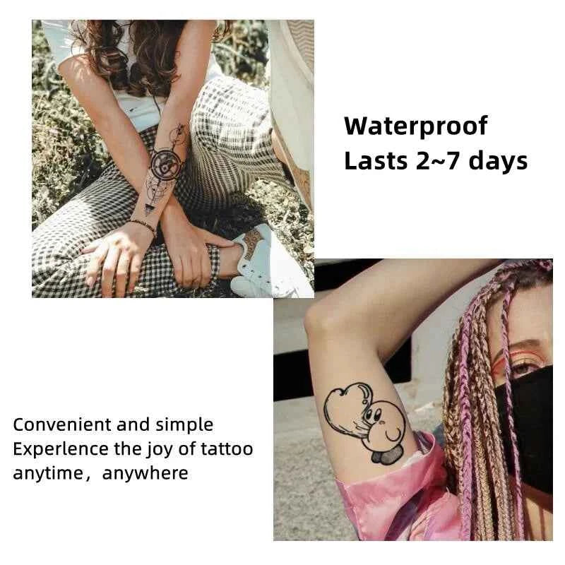 1 Sheet Cool Arm Tattoo Sticker Waterproof Lasting Temporary Tattoo