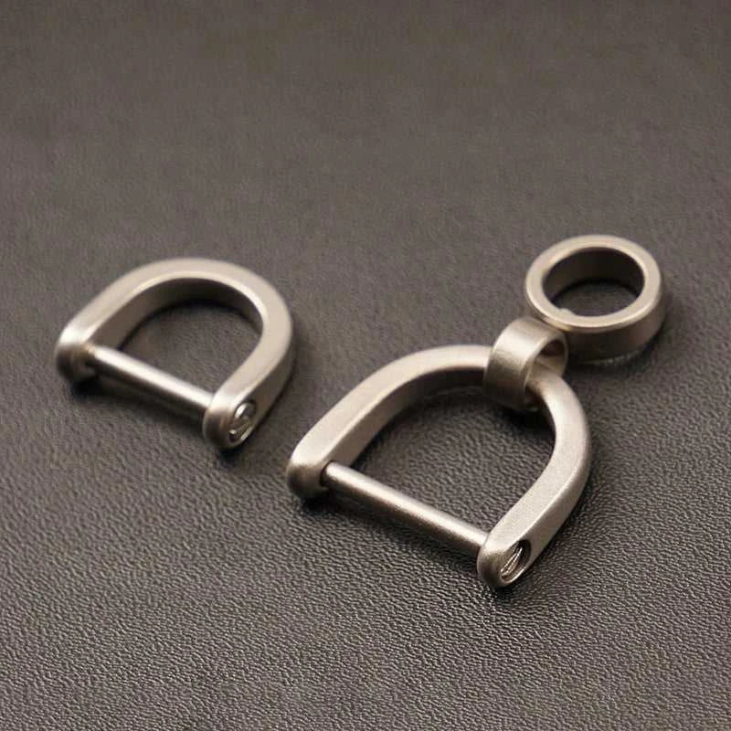 Titanium D Ring Key Shackle U Shape Key Ring Horseshoe Clasp For Car Fob DIY Leather Key Organizer Keychain The jack market .AU The jack market .AU Jewellery & Chains $ 47 14:29#Stainless steel 12mm