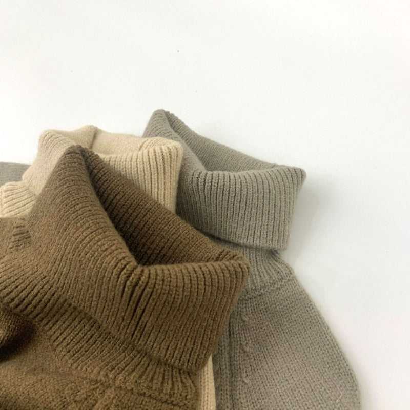 Children Turtleneck Sweater Knitted Pullover Sweater Winter Warm Slip Over Outfit Long Sleeves Hoodies for Kids Age 1-6T The jack market .AU The jack market .AU Mum & Kids: Essential Products for Every Family $ 45 14:691#Gray;200000463:200004188#100 for 3T
