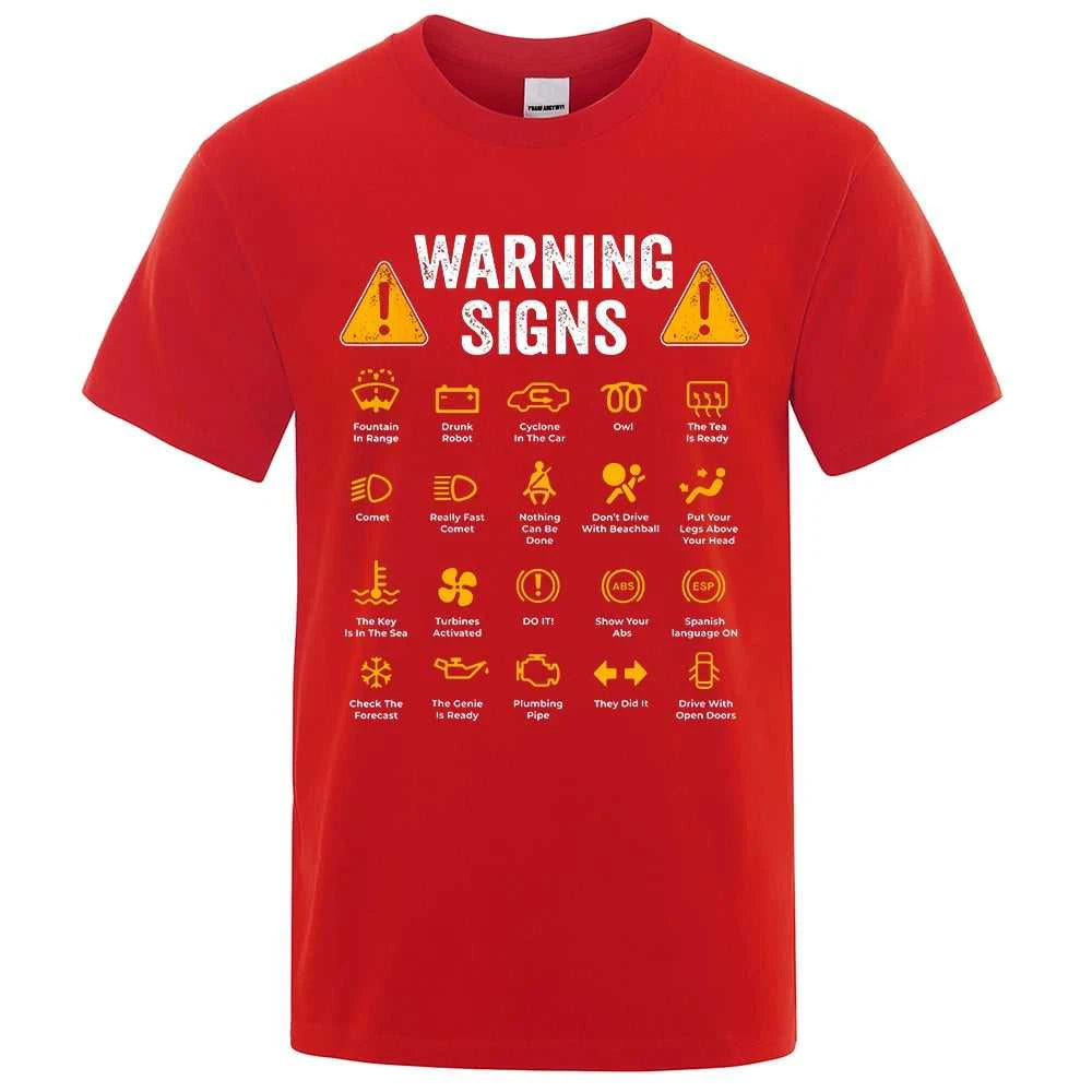 Funny Driving Warning Signs 101 Auto Mechanic Gift Driver T-Shirt Fashion Casual T Shirt Cotton Mens Tops Tees Casual Oversized The jack market .AU The jack market .AU Men Fashion $ 35 14:173#Brown;5:4183