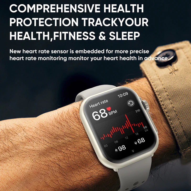 Ultra K62 1000mAh Battery AMOLED Smart Watch Heart Rate Men 100+Sport HD Bluetooth Call IP67Waterproof Women SmartWatch 2026 New