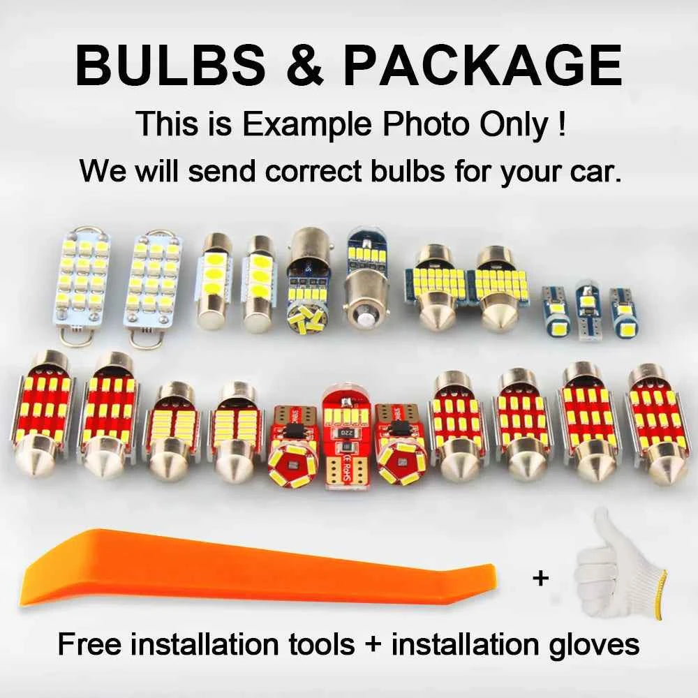 TPKE 17Pcs LED Interior Light Bulb Kit For Honda Accord 8 VIII MK8 8th Gen 2008 2009 2010 2011 2012 Vehicle Indoor Map Dome Lamp