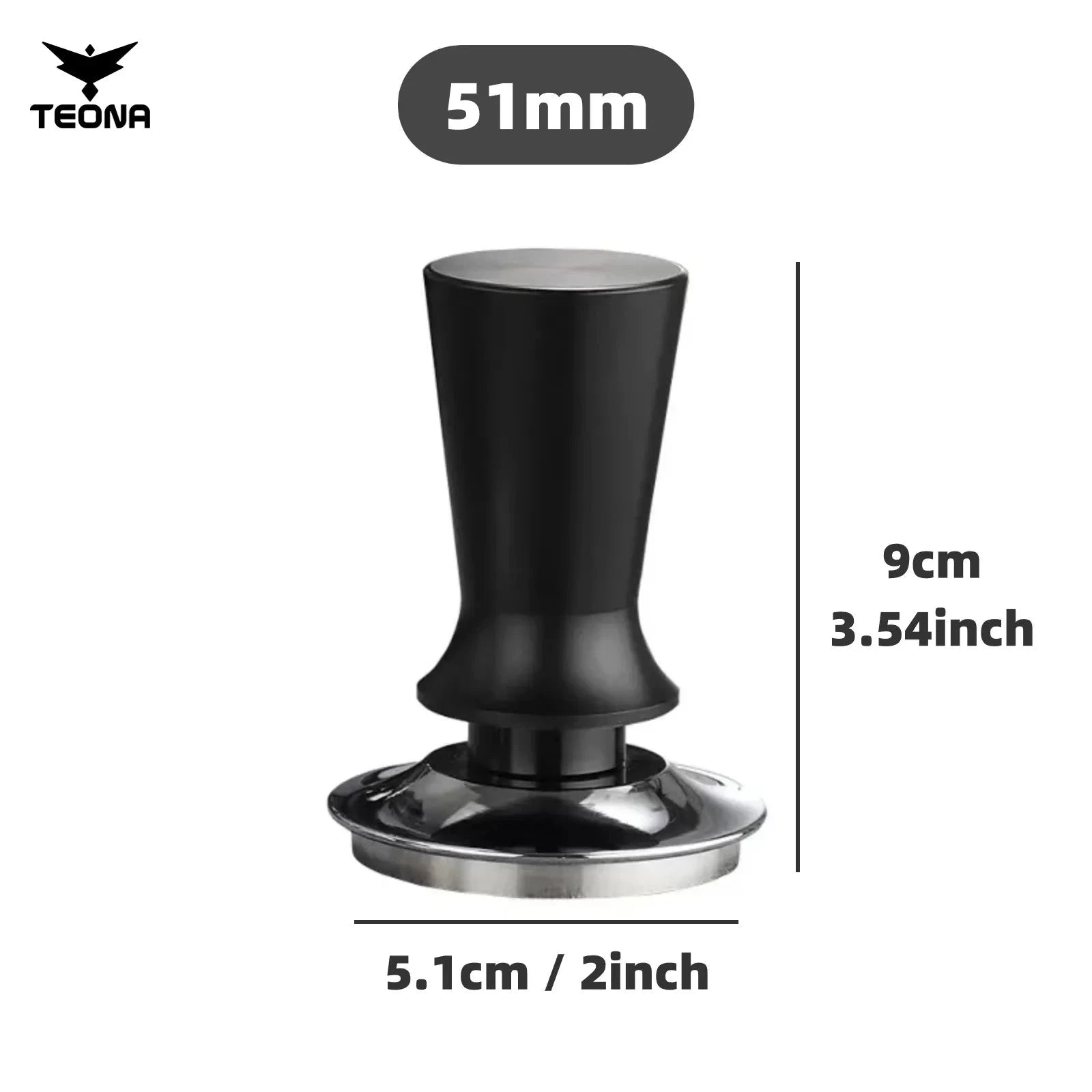 58mm 53mm 51mm Espresso Tamper Barista Coffee Tamper with Calibrated Spring Loaded Stainless Steel Tampers The jack market .AU The jack market .AU $ 36 14:200006152#53MM(CAN USE FOR 54)