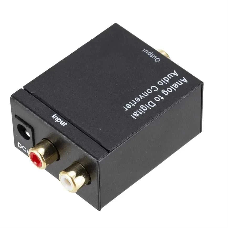 Analog to Digital Audio Converter L/R RCA to Digital Toslink Coaxial Audio Adapter For PS4 HDTV DVD Amplifier Soundbar Speaker The jack market .AU The jack market .AU Accessories Electronics $ 60 14:193#US Plug