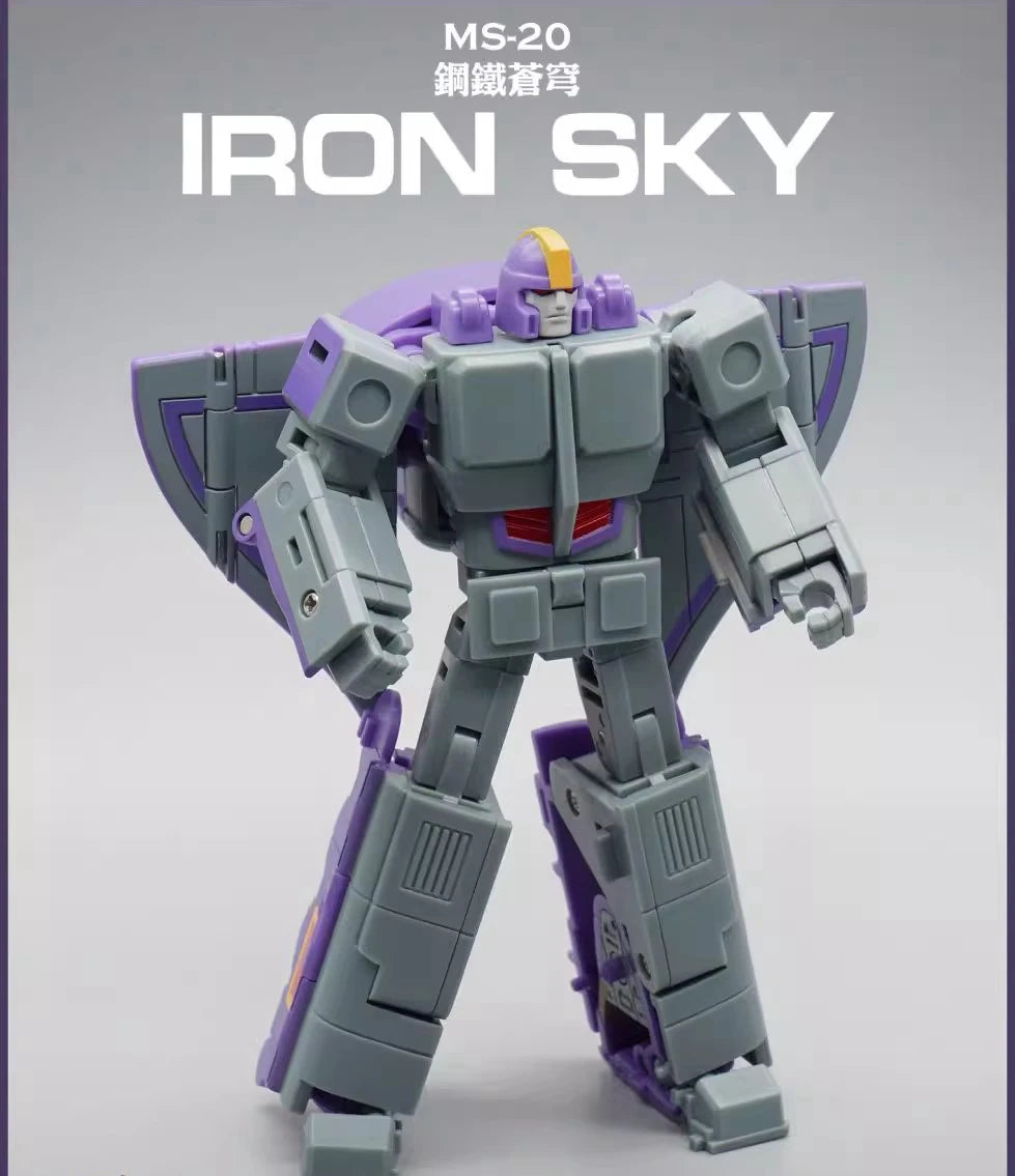 Mini Soundwave With Laserbeak Transformation MFT HS-03 HS03 Hot Soldiers G1 Pocket War Deformation Action Figure Robot Toy Gifts