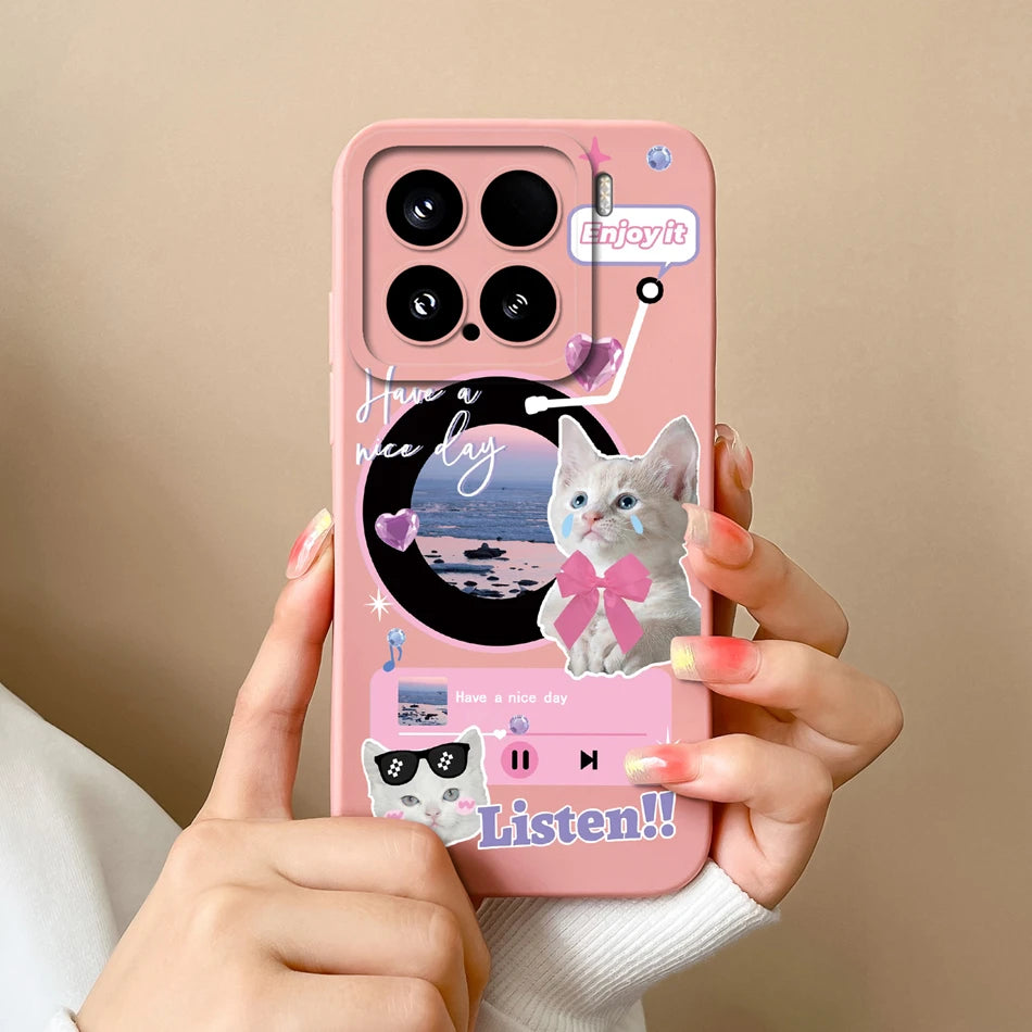 Xiaomi 15 Pro Soft Silicone Case - Stylish Anti-Drop Bumper for Xiaomi 14 Pro - Perfect Fit & Protection