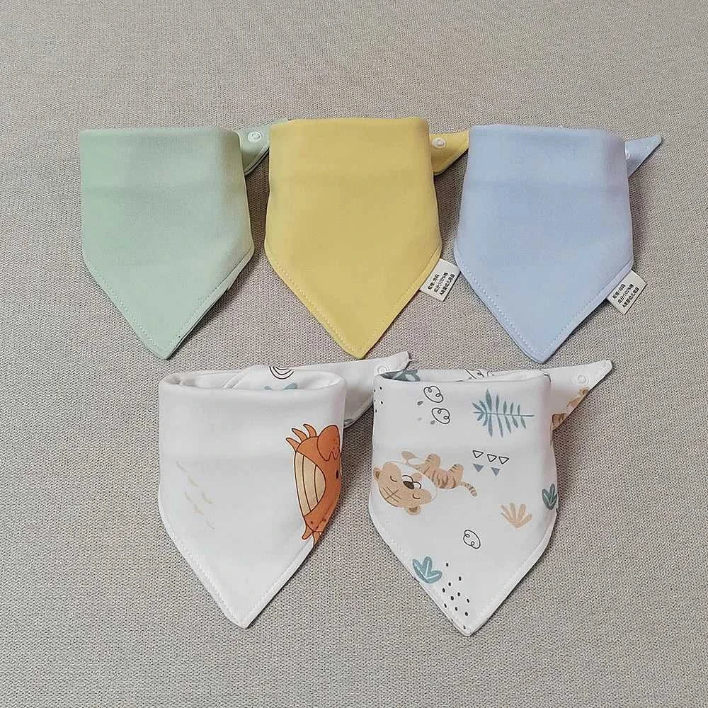 5Pcs/Lot Baby Bandana Bibs Cotton Triangle Double Layer Infant Feeding Burp Cloths Saliva Towel Apron Newborn Accessories The jack market .AU The jack market .AU Mum & Kids: Essential Products for Every Family $ 27 14:173#8;200007763:201336100