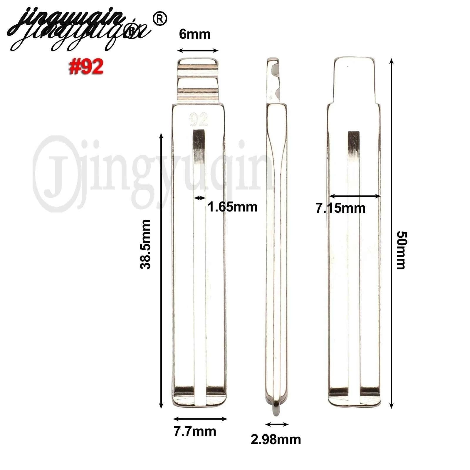 jingyuqin #137 #92 for Ssangyong Korando New Actyon C200 S170 ACTYON Blank Key