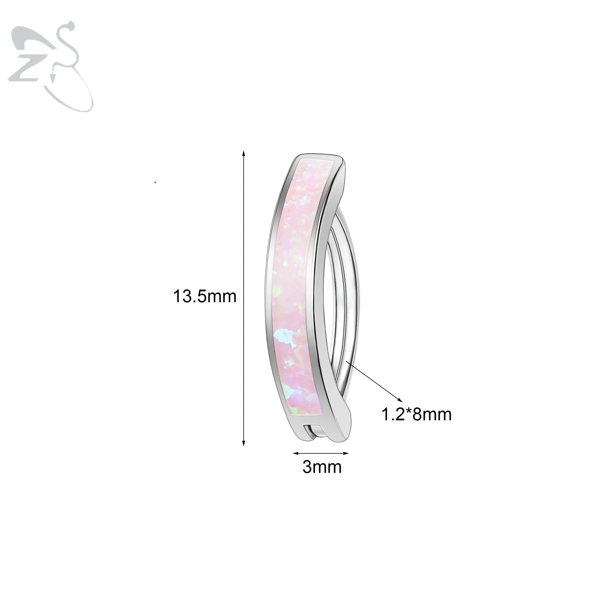 ZS 1PC 925 Sterling Silver Navel Ring Reverse Curved Belly Button Clicker Minimalist Belly Piercing Zircon Navel Piercing 14/16G The jack market .AU The jack market .AU Jewellery & Chains $ 55 200001033:200003762#style2 1.6x10mm
