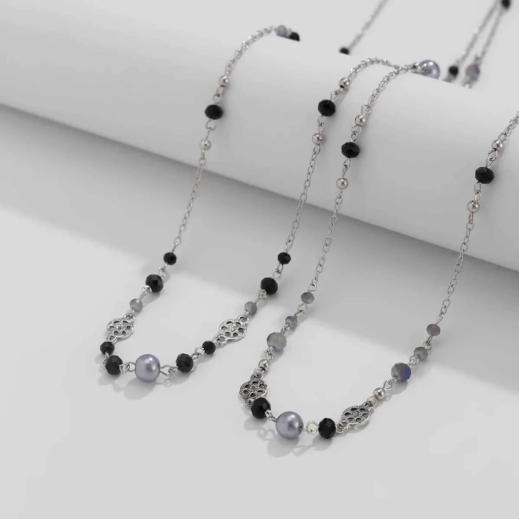 Stackable Double Layered Flower Beaded Chains Necklaces for Women Bohemian Ethnic Style Glass Beaded Sweater Chain Jewelry The jack market .AU The jack market .AU Jewellery & Chains $ 55 200001034:200003759#XL1113-S