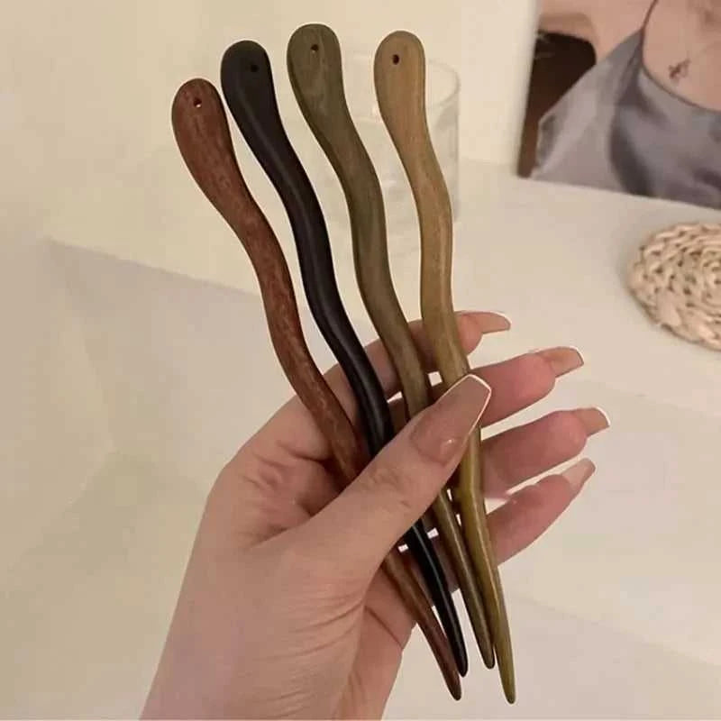 Chinese Style Elegant Wood Hair Stick For Women Girl Hairpins Simple Hair Fork Vintage Hanfu Cheongsam Headwear Hair Accessories The jack market .AU The jack market .AU Jewellery & Chains $ 49 200001033:361188#Wood