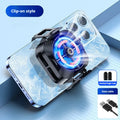 New Mobile Phone PUBG Game Cooler Semiconductor AI Temperature Control with RGB Light Magnetic/Back Clip Cooling Radiator
