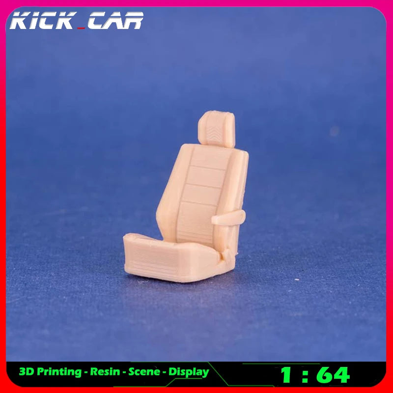 Kickcar 1/64 Car Seats Model Car Diorama Uncolored Resin Garage Scene Repair Tools Decoration Simulation Scene Toy