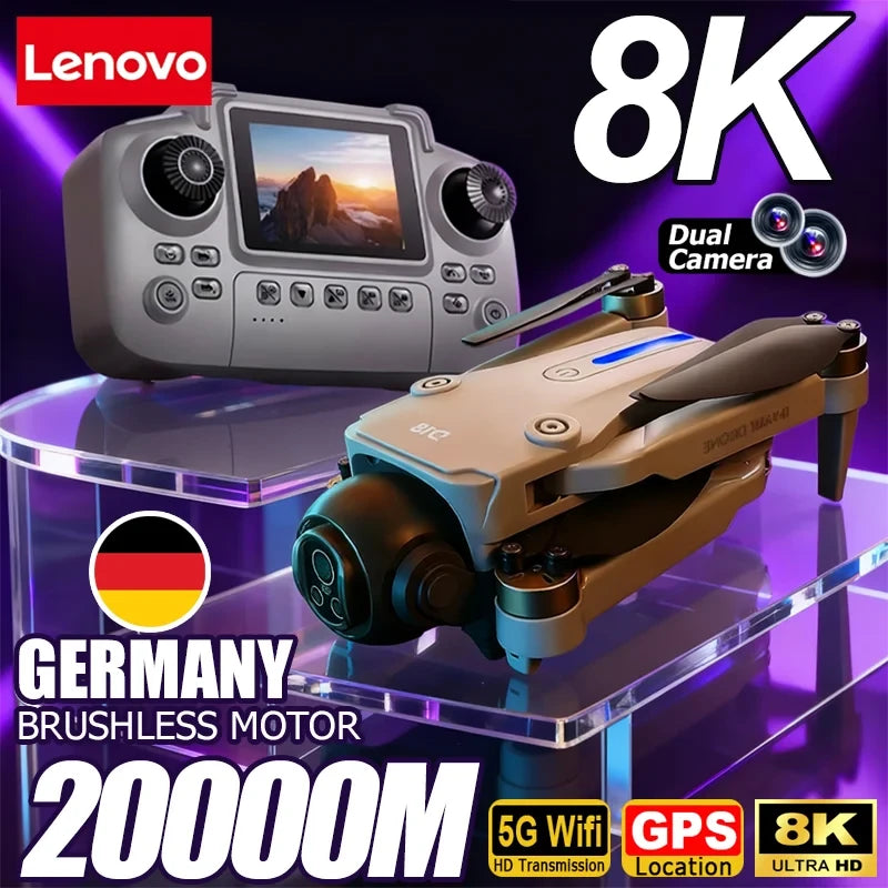 Lenovo D18 Drone 8K Aerial HD Dual Camera Intelligent Obstacle Avoidance Brushless Power GPS Return Screen Remote Control Drone The jack market .AU The jack market .AU Drones $ 105 14:1052#D18-8K HD-Grey