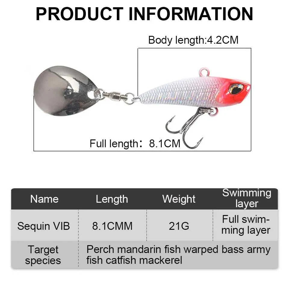WALK FISH 7g 11g 15g 21g Spinner Bait Metal VIB Fishing Lure Rotating Tail Vibration Sequins Japan Wobbler Trolling Bait Pesca The jack market .AU The jack market .AU Fishing Gear $ 21 14:200503829#F 6;5:200661828#35mm 15g