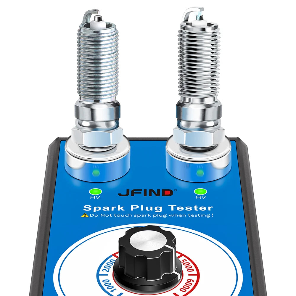 Spark Plug Tester Double hole Diagnostic Tool Car 12V Spark Tester 0-6000rpm Auto Engine Ignition Detector Tools