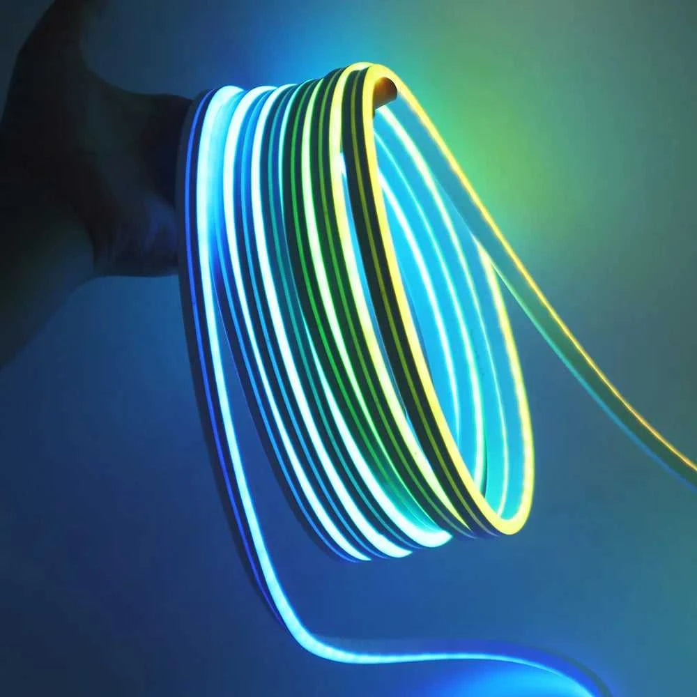 12V 24V RGB Neon Light LED Strip Addressable WS2811 84LEDs/m 6x12mm Flex Silicone Rope Rainbow Lamp Home Decoration Waterproof The jack market .AU The jack market .AU Home $ 51 136:9131245839#12V 1m