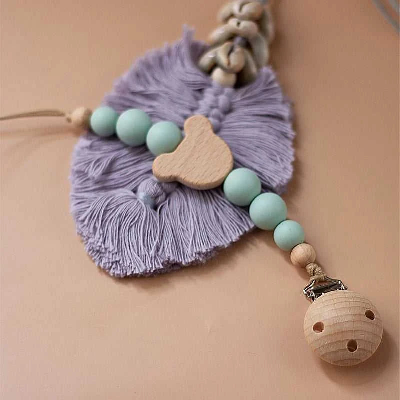 Custom Name Wooden Personalized Baby Pacifier Chain Silicone Bead Dummy Nipple Holder Guard Teether Pendant Newborn Gift Stuff The jack market .AU The jack market .AU Mum & Kids: Essential Products for Every Family $ 29 14:365016#NO.15