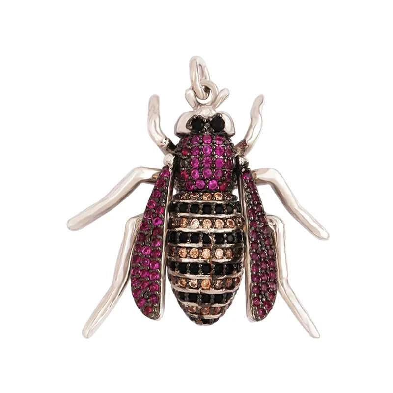 Colourful Fly Bee Ladybird Insect Charm Paved with Rainbow Cubic Zirconia,18K Gold Plated Jewelry Making Hand Craft Material M75 The jack market .AU The jack market .AU Jewellery & Chains $ 63 14:29#M750426-Gold;200007763:201336100