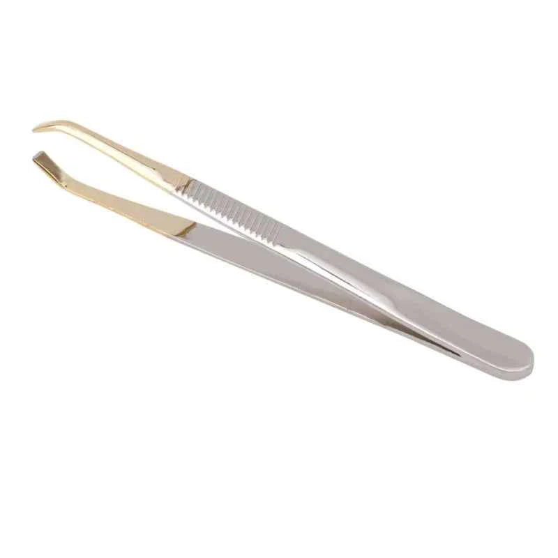 1PC High Quality Make Up Tools Pince Epiler Eyebrow Tweezer Stainless Steel Slant Tip Eyes Tweezer Clip For Face Hair Removal