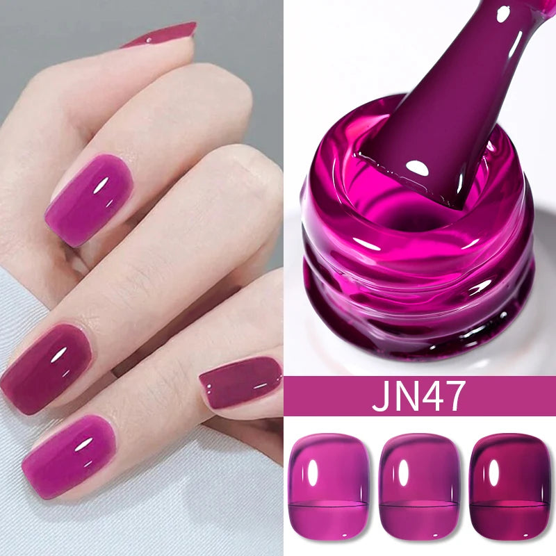 BORN PRETTY Neon Red Gel Nail Polish Yellow Green Summer Color Semi Permanent Varnish 10ml Soak Off UV LED Nail Art Manicure