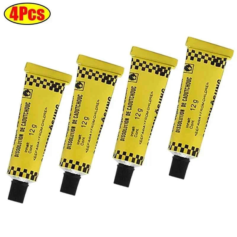 Car Bike Truck Motorcycle Tire Repair Tool Set 2024 Best-selling Tyre Puncture Plug Patch Strip Glue Garage Tools Accessories