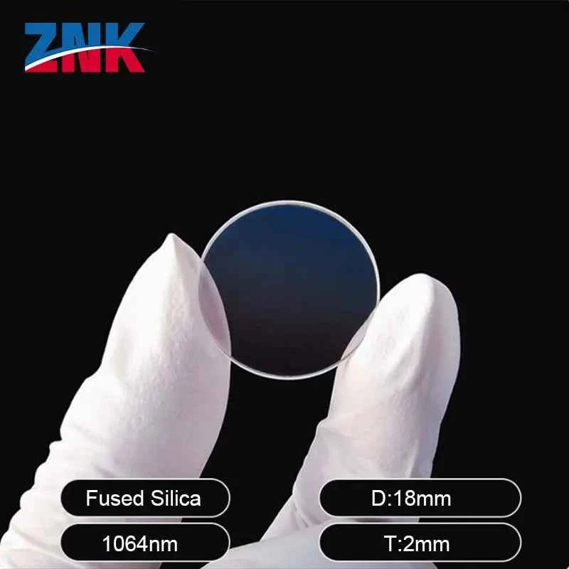 100pcs/lot 18*2 Glass Laser Protection Lens/Protective Windows For Fiber Laser Cutting Machine