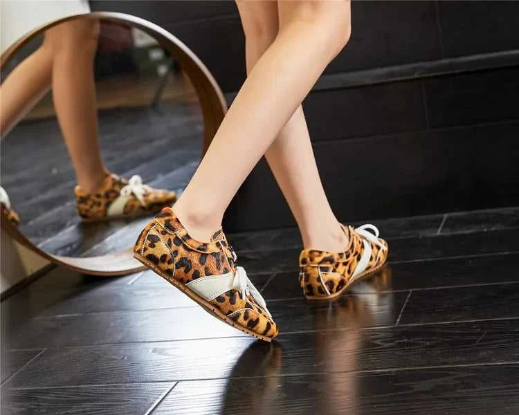 AIYUQI German Training Shoes Female Genuine Leather 2026 New Spring Flat Sneakers Ladies Casual Forrest Gump Shoes Women The jack market .AU The jack market .AU Step Up Your Style: Trendy Shoes for Every Occasion! $ 122 14:201447389#Leopard print;200000124:100010482;200007763:201336100