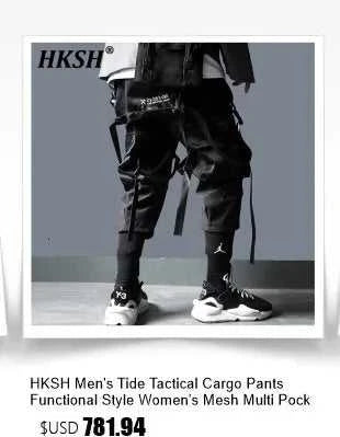 HKSH Autumn Winter New Men's Tide Original Design Techwear High Street Fashion Trend Vintage Jacket Chic Casual Coats Ins HK6132 The jack market .AU The jack market .AU Men Fashion $ 172 14:691#Gray;5:4182