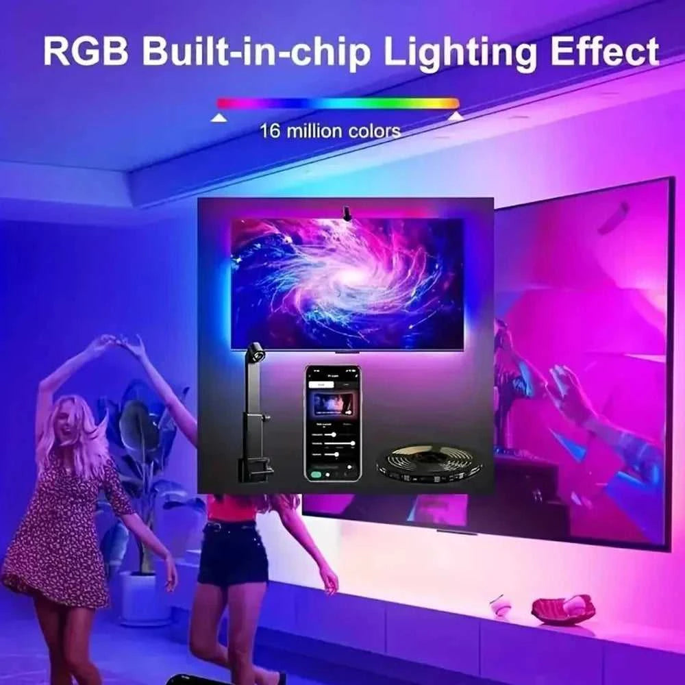 TV Sync Backlight with Color Catcher Bluetooth APP Music Sync RGBIC USB LED Light Strip with Remote Control for Home Theater The jack market .AU The jack market .AU Home $ 80 14:29#non waterproof;249:200006310#5m