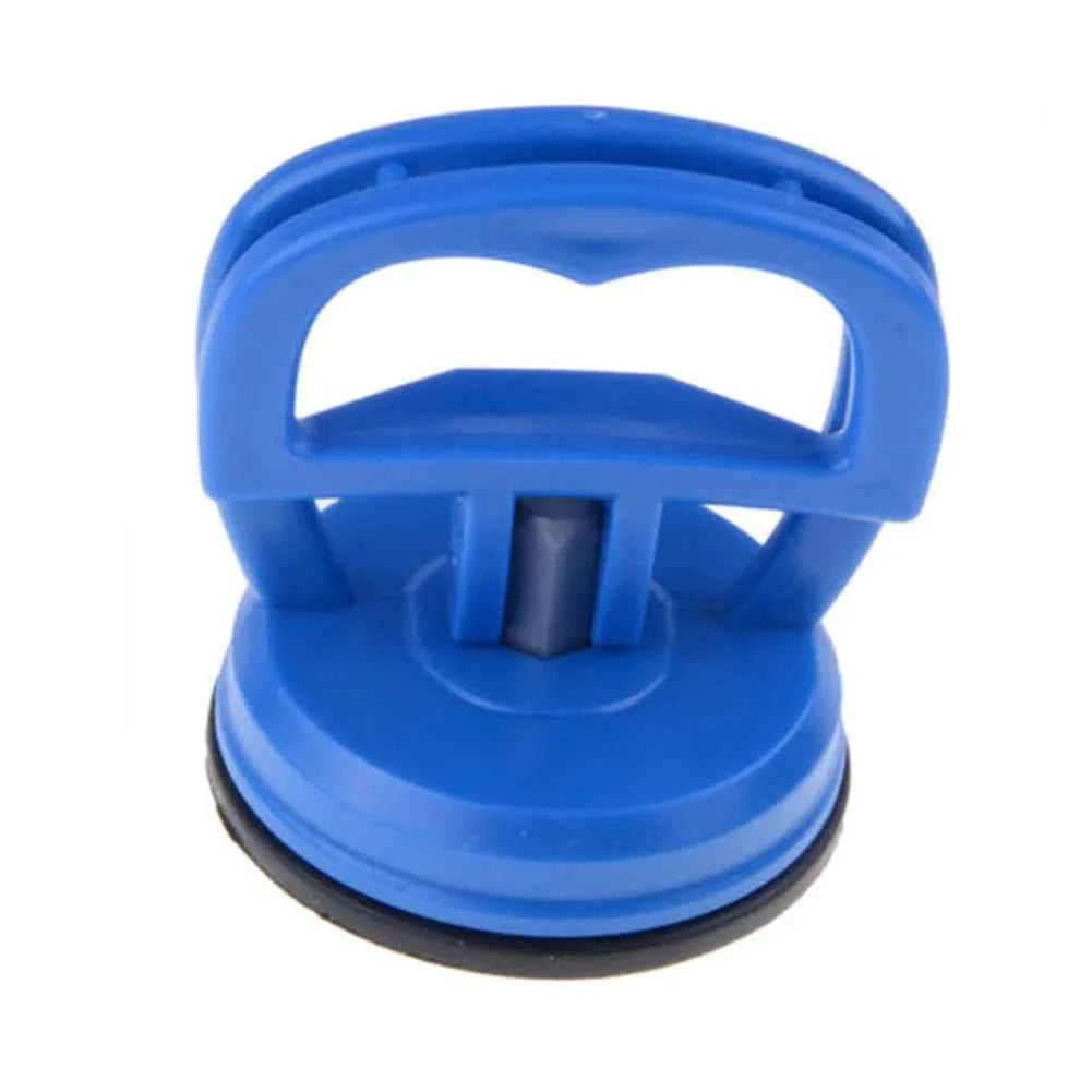 Mini Suction Cup Lifter Glass Puller Sucker Plastic Repair Rubber 1pc Tool 4.72in Dent Panel 5.31*5.12*4.72in Blue
